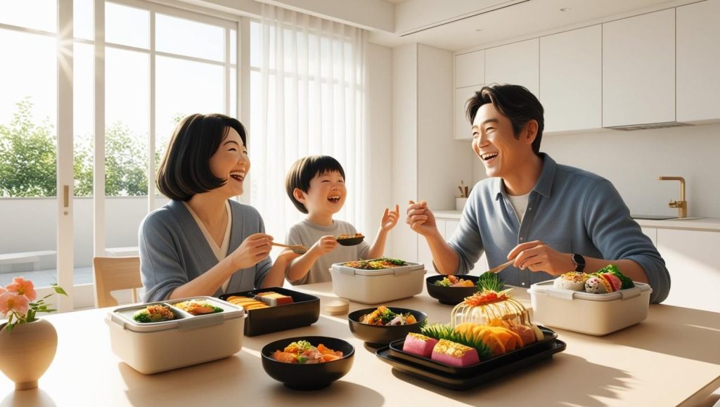 3人家族の宅配弁当