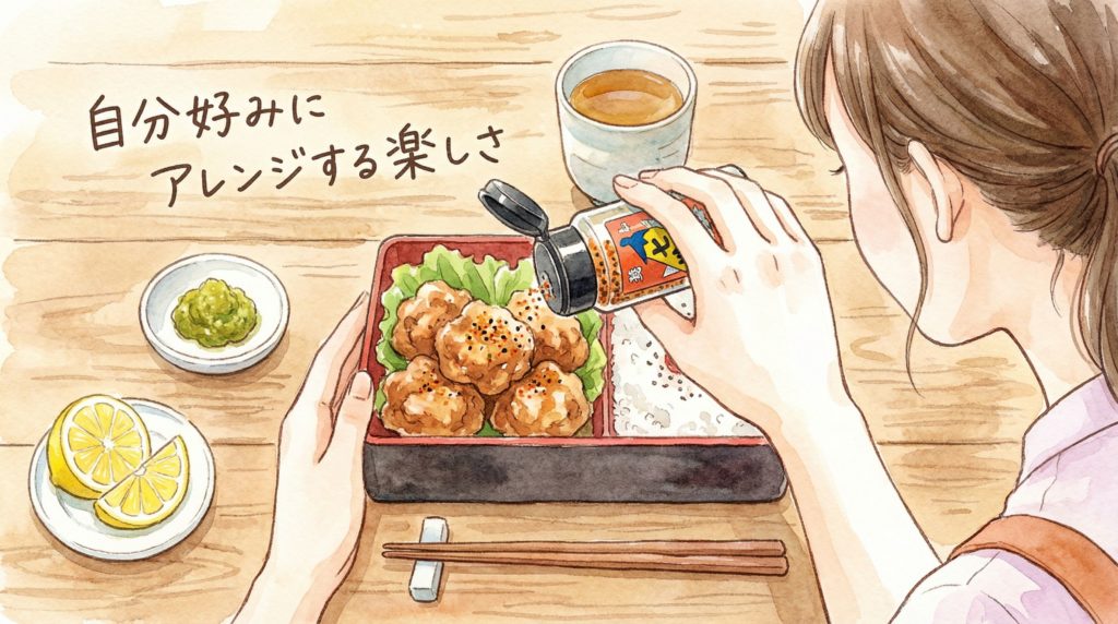 宅配弁当の味を自分の好みにする楽しさ