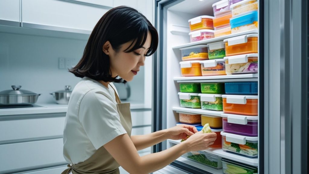 冷凍庫を活用した宅配弁当の保存