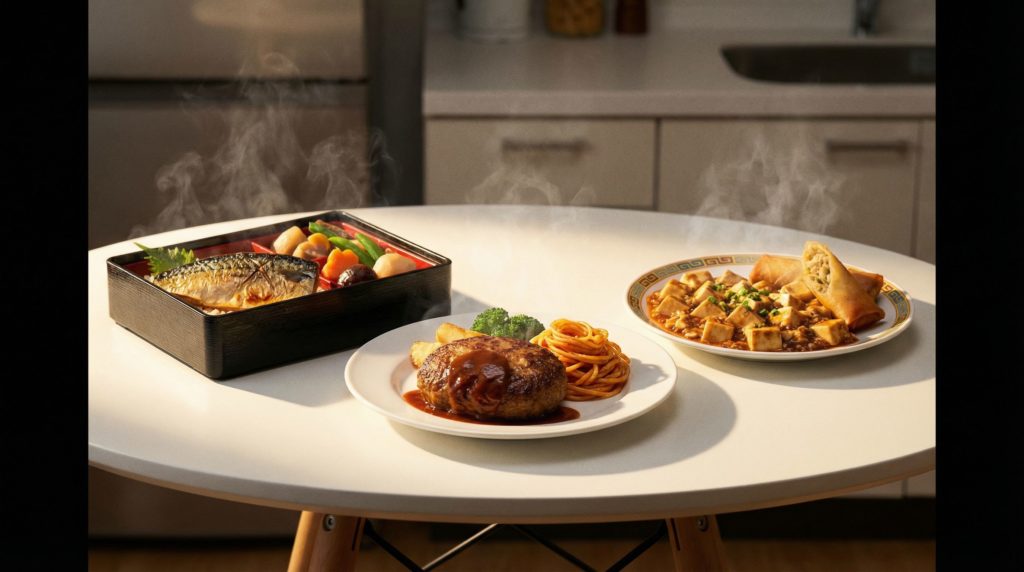 好きな味の料理を選べる