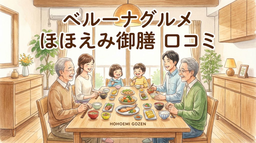 ベルーナグルメ「ほほえみ御膳」の口コミ