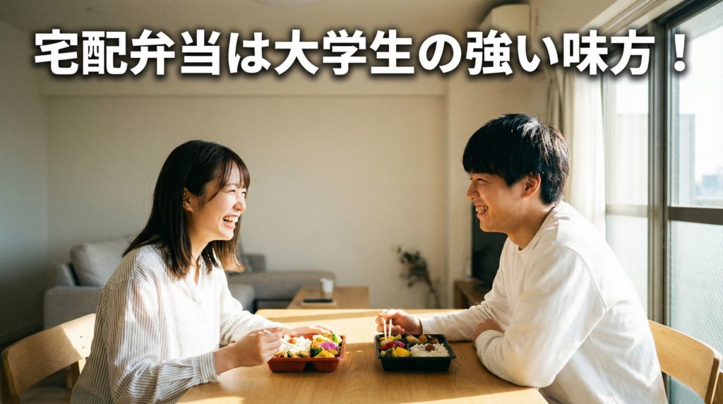 宅配弁当は大学生の強い味方！
