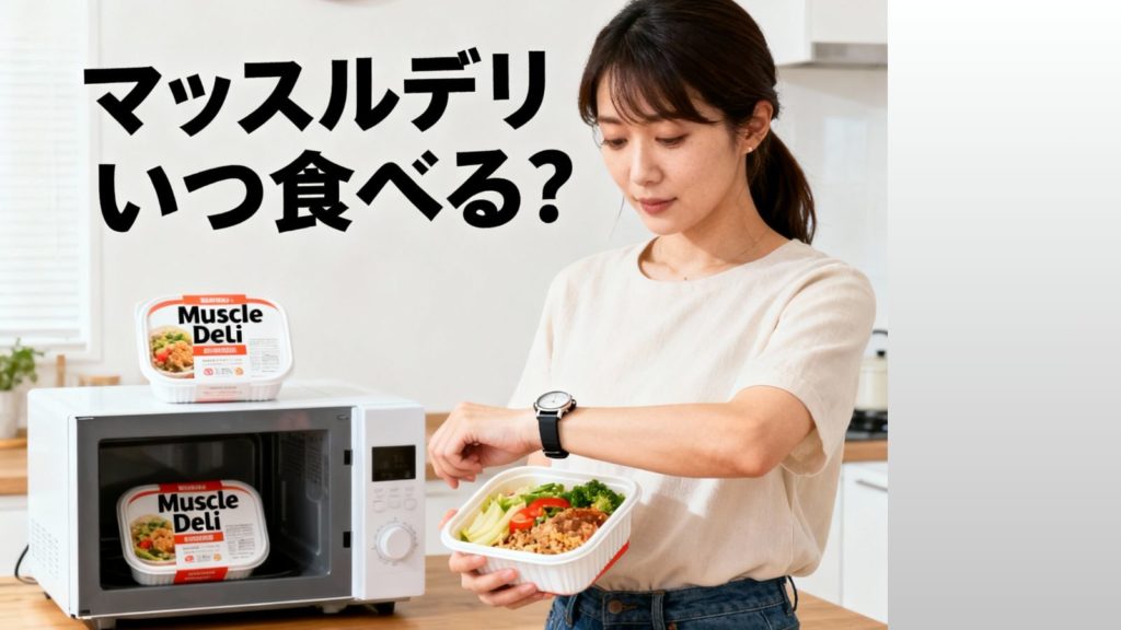 マッスルデリをいつ食べる？