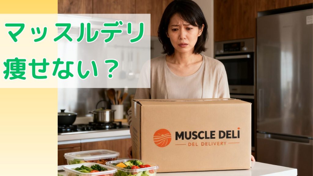 マッスルデリで痩せない？