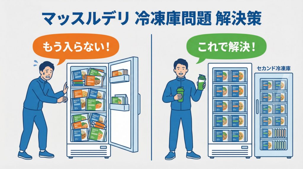 マッスルデリの冷凍庫問題の解決策