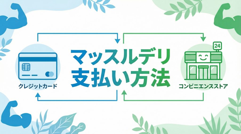 マッスルデリの支払い方法