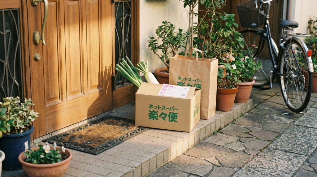 ネットスーパーで購入した食材