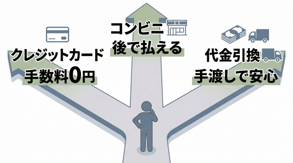 支払い方法の選択肢