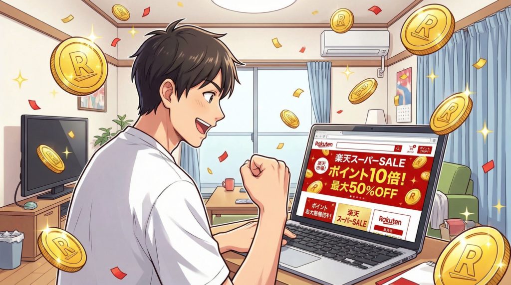 楽天ポイントがザクザク貯まる
