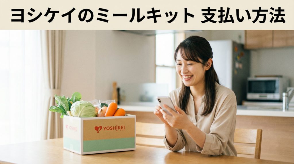 ヨシケイのミールキット支払い方法