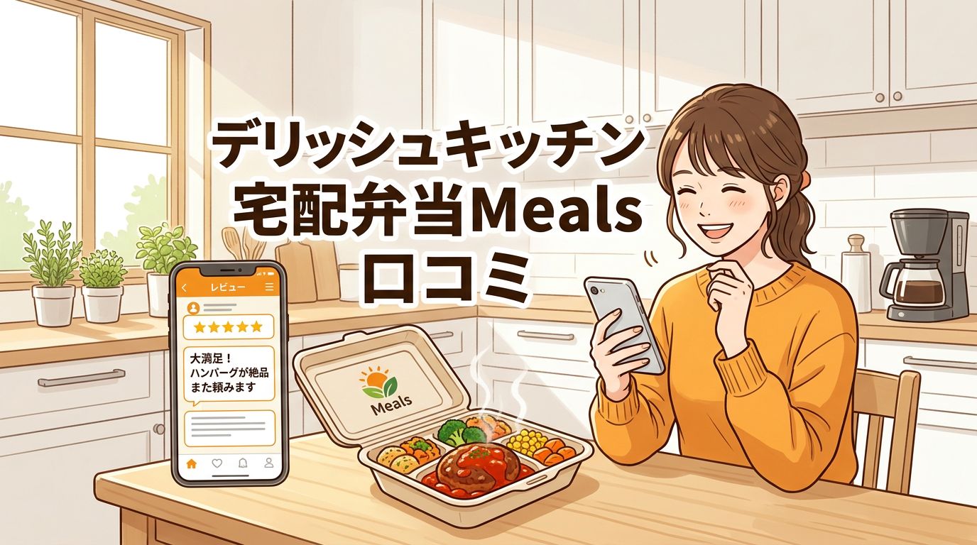 デリッシュキッチンの宅配弁当Mealsの良い口コミは？悪い評判も調査して分かったリアルな評価！