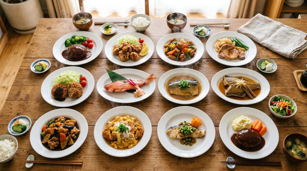 ニチレイ気くばり御膳お試し12食セットの多彩なメニュー
:イメージ画像