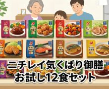 ニチレイ気くばり御膳お試し12食は本当にお得!送料無料で始める健康的な食生活 nichirei-kikubari-gozen-trial-12meals-eyecatch